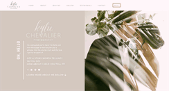 Desktop Screenshot of kyliechevalier.com